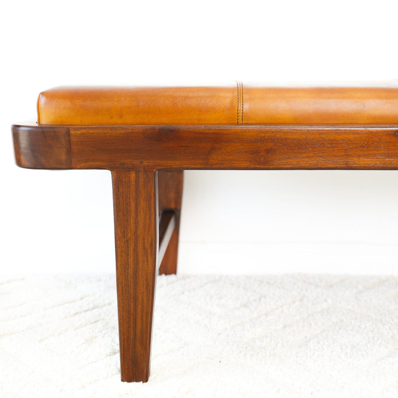 Maddox - Bench - Rustic / Tan
