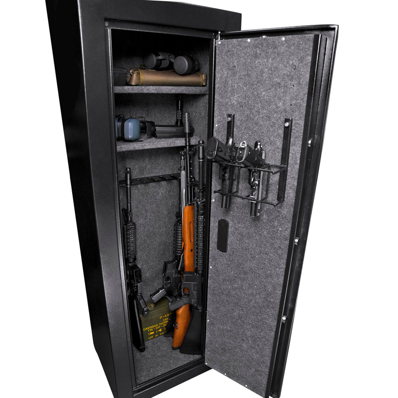 9.33 Cubic Ft Tall Biometric Rifle Safe - Black