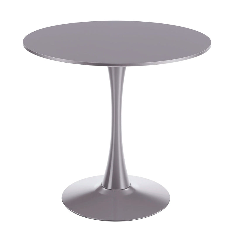 Mid-Century Tulip Table With Round Top, Pedestal Base