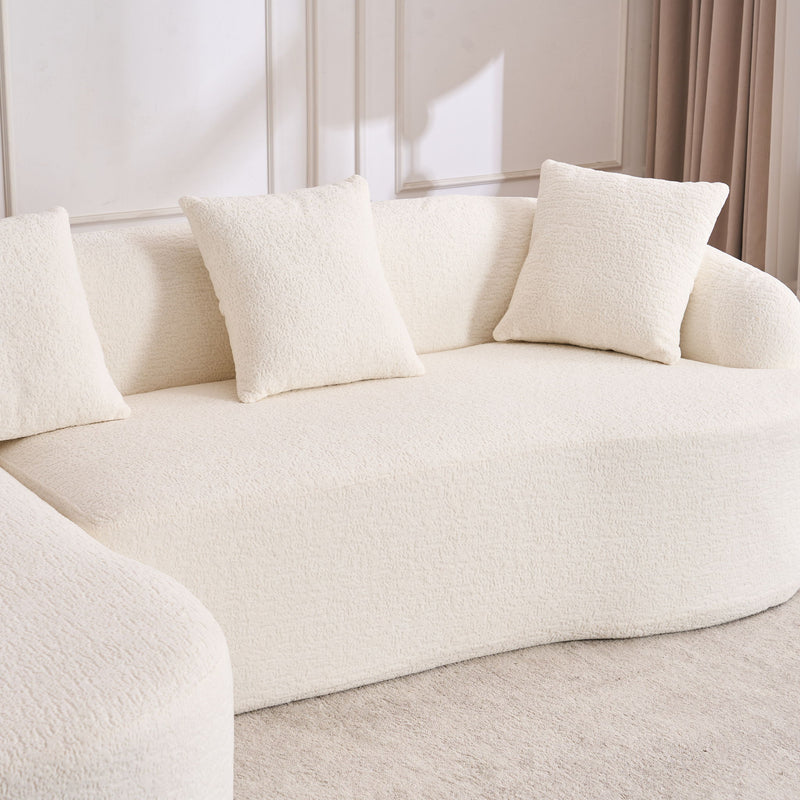 Combined Sofa With 4 Pillows
