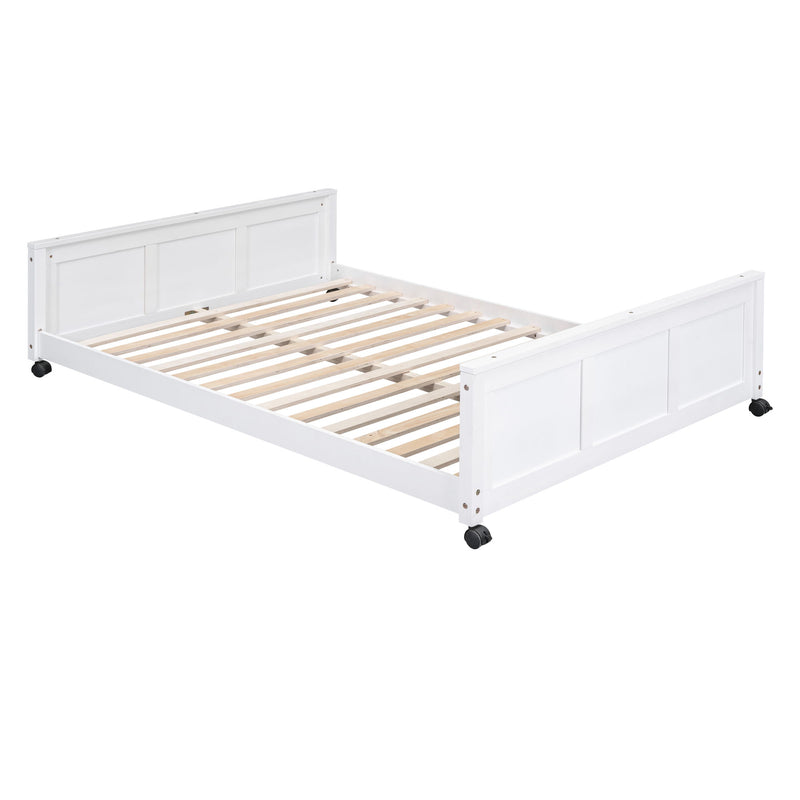 Full Over Full Bunk Bed With Desk