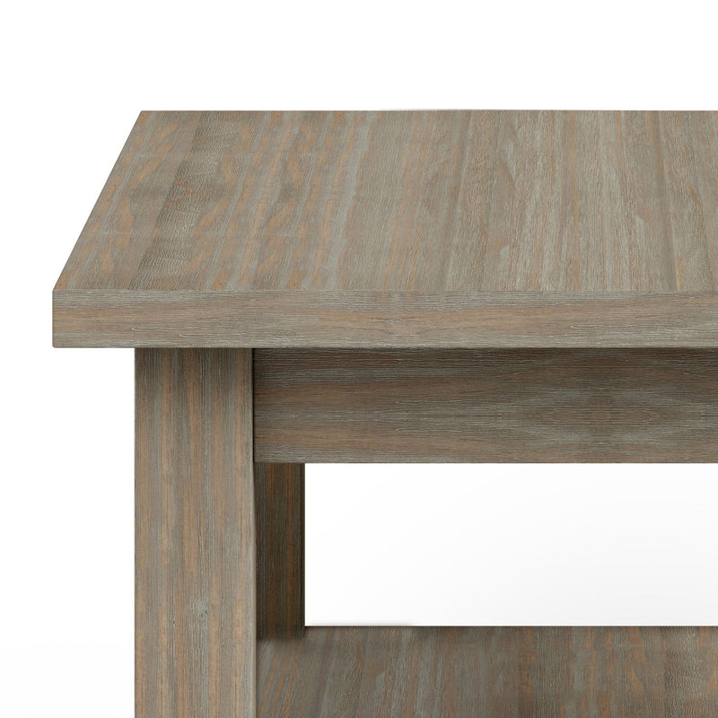 Warm Shaker - Narrow Side Table - Light Brown