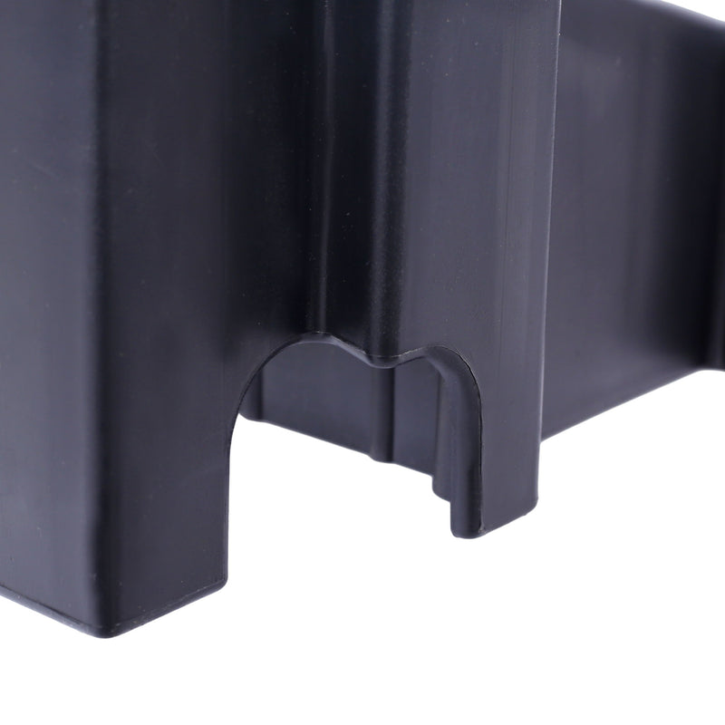 Heavy Duty Plastic 4" High Portable Automotive Curb Ramp For Cars & Wheelchairs Interlocking Design - Black
