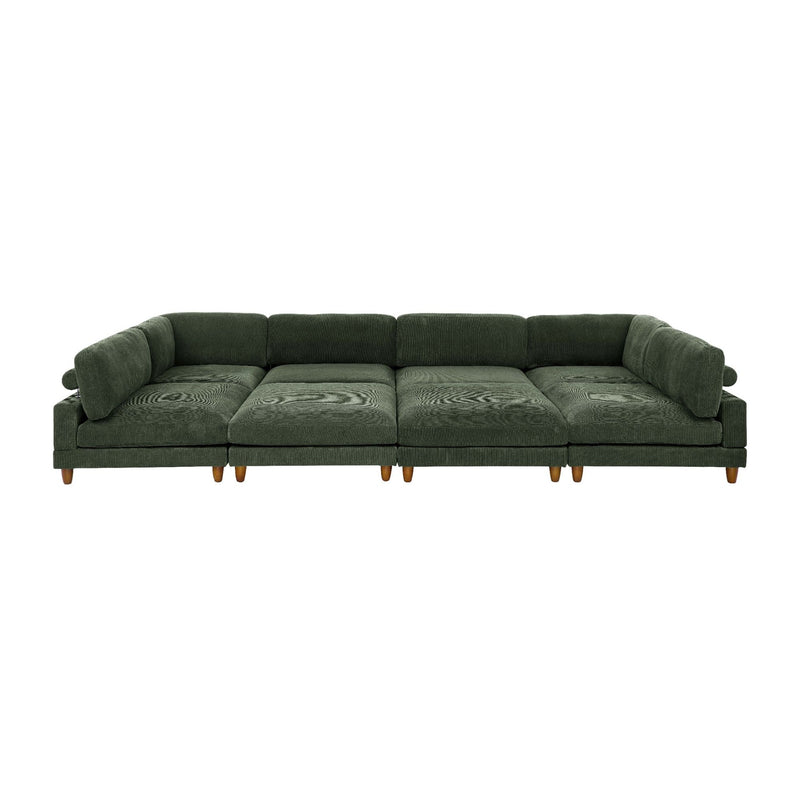 Modern Modular Sectional With Adjustable Back Support
