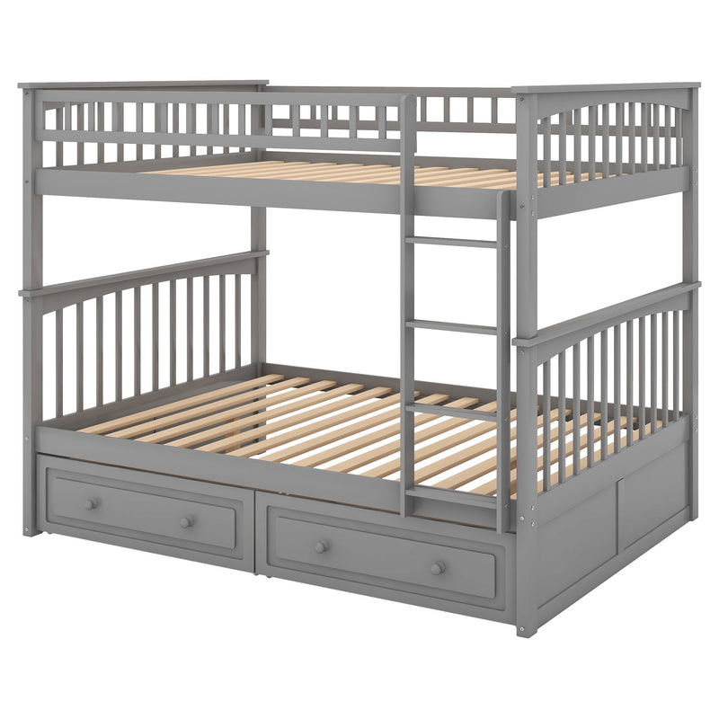 Bunk Bed With Drawers, Convertible Design
