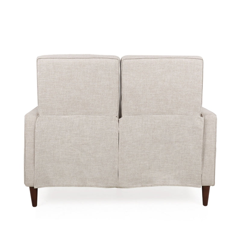 Manville - Contemporary Tufted Loveseat Pushback Recliner