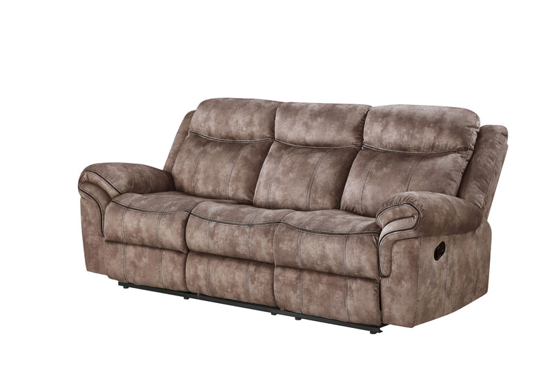 Zubaida - Two Tone Recliner Sofa With USB Port Drop Down Table