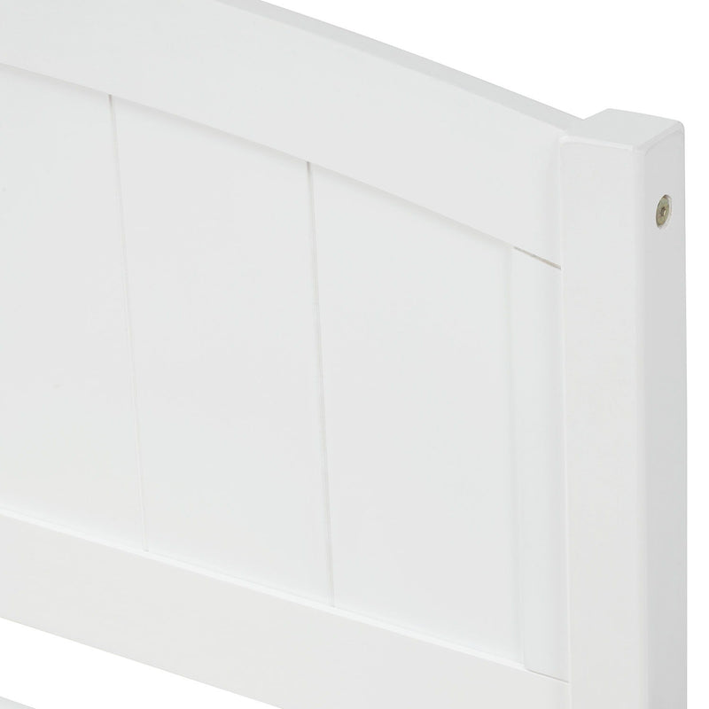 Platform Bed & Headboard, Footboard And Wood Slat Support