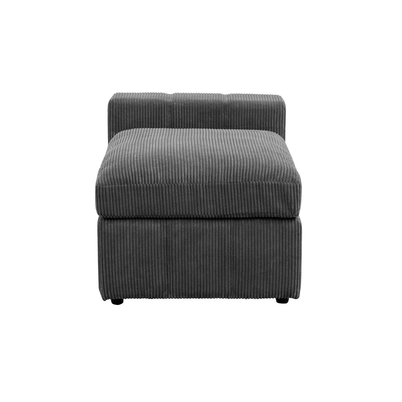 Oversized Modular Sectional Sofa 3 Piece Set For Living Room - Dark Gray