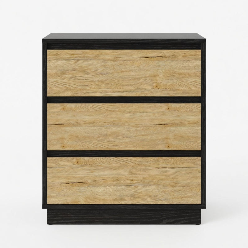 3 Drawer Nightstand, Bedroom Side Table