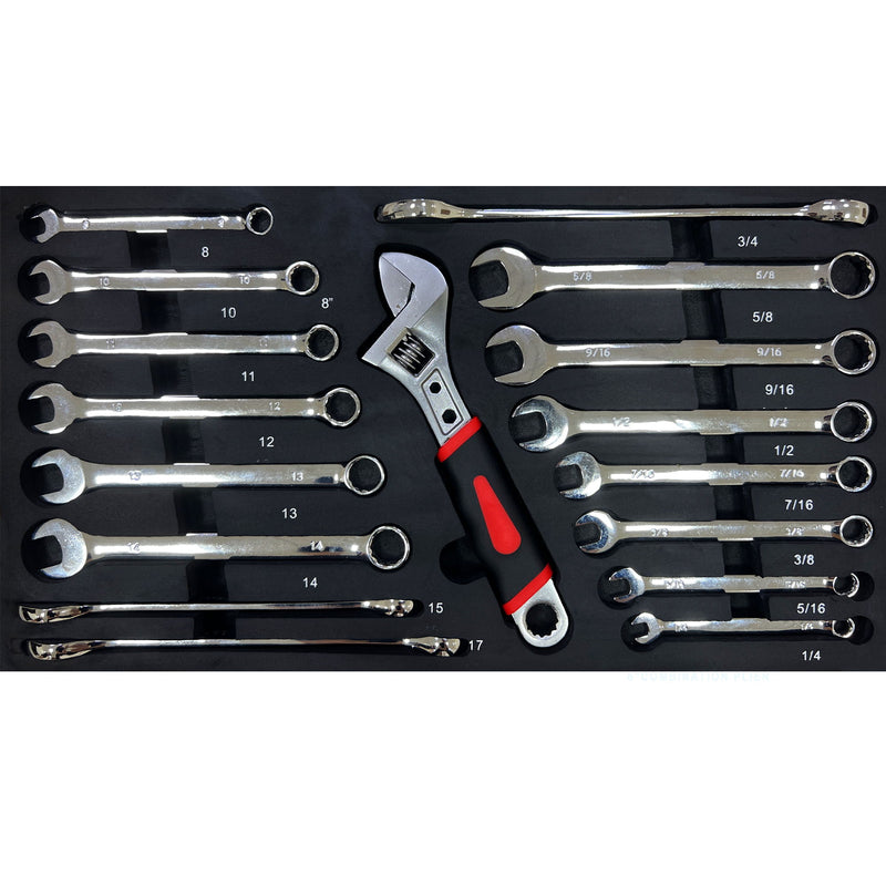 Portable 3 Drawer Steel Toolbox, 4 Layers Of Tools With Metal Latches, With Storage Tray And Carrying Handle
