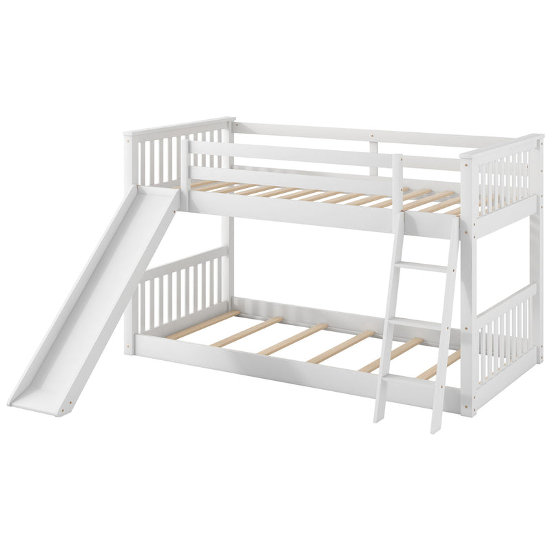 Bunk Bed & Convertible Slide And Ladder