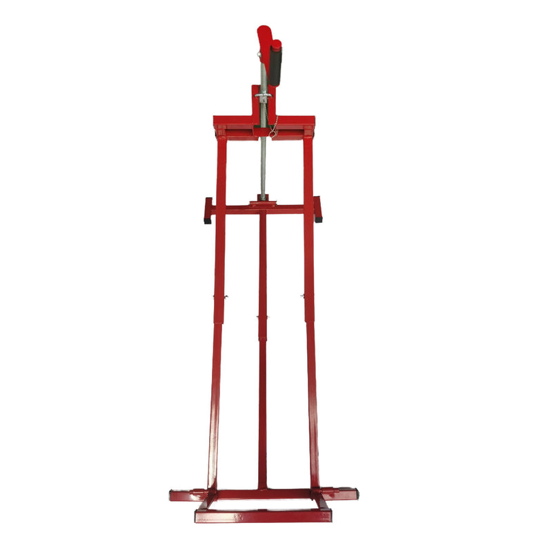 Universal Easy Lawn Mower Lift For Riding Tractors, 800 Lbs Capacity - Red