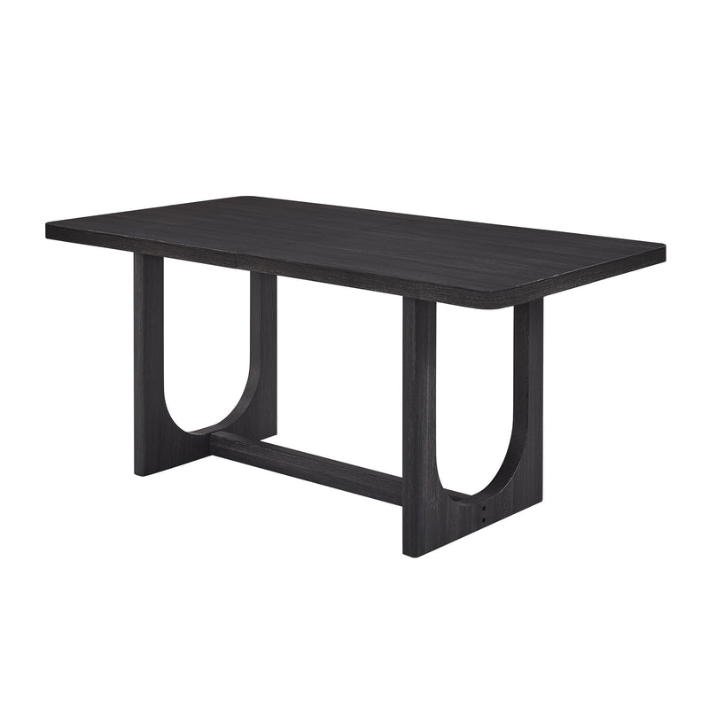 Dining Table Set, Rectangular Kitchen Table With Upholstered Chairs