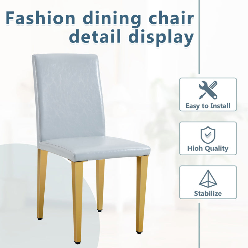 Modern Dining Chairs With Metal Legs