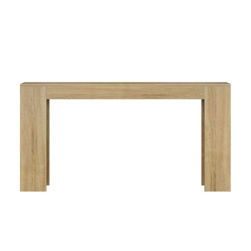 Farmhouse Style Extra Long Walnut Console Table