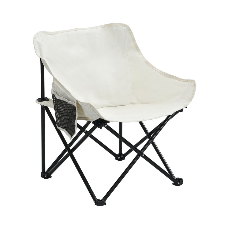 Portable Folding Camping Chairs With Carry Bag (Set of 2)