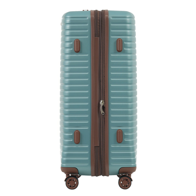 4 Piece Luggage Suitcase Set, Hard Shell Lightweight Expandable Travel Luggage With 4 Packing Cubes