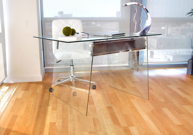 Glacier - Contemporary Desk - Clear