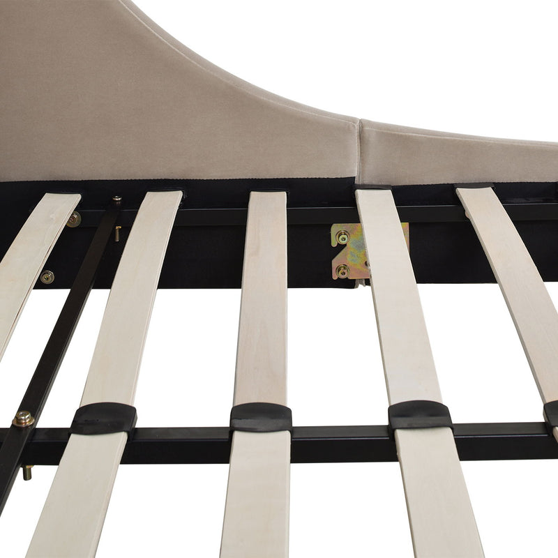 Aspen - Vertical Tufted Headboard Platform Bed
