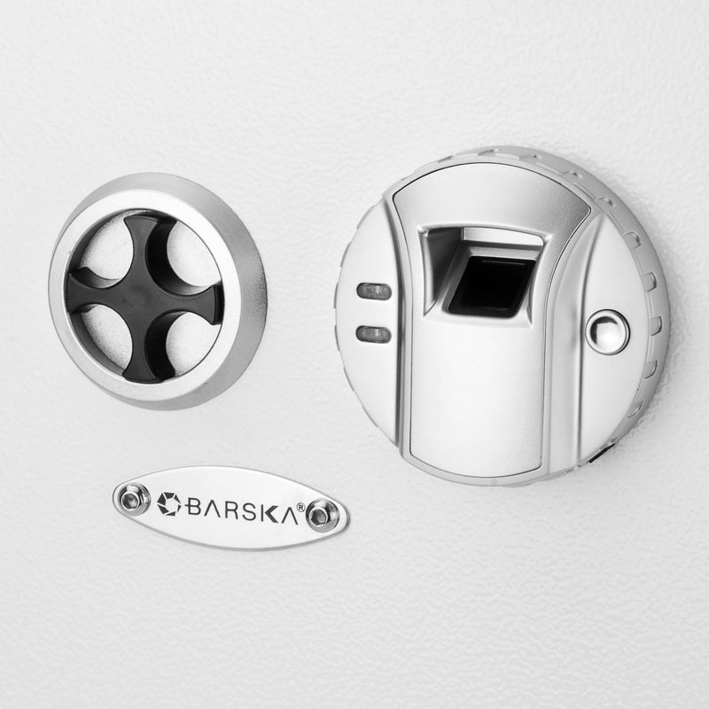 Biometric Wall Safe - White