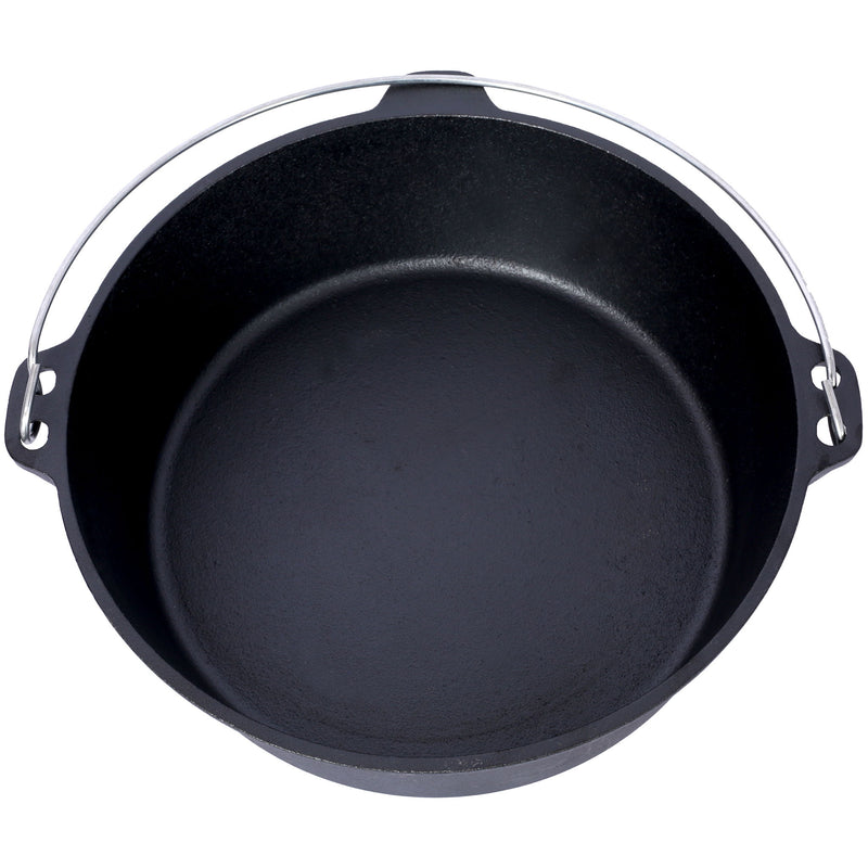 Pre-Seasoned Cast Dutch Oven With Skillet Lid And Pot Rack