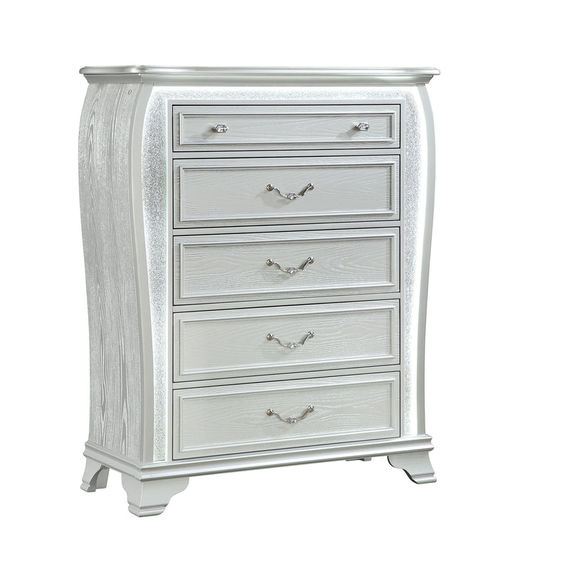 Aurelia - 5 Piece Bedroom Set With LED Light