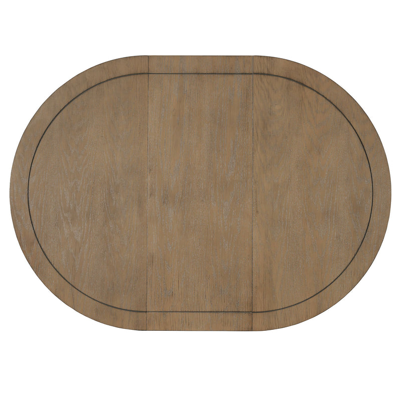 Extendable Dining Table With Sturdy Crossed Legs
