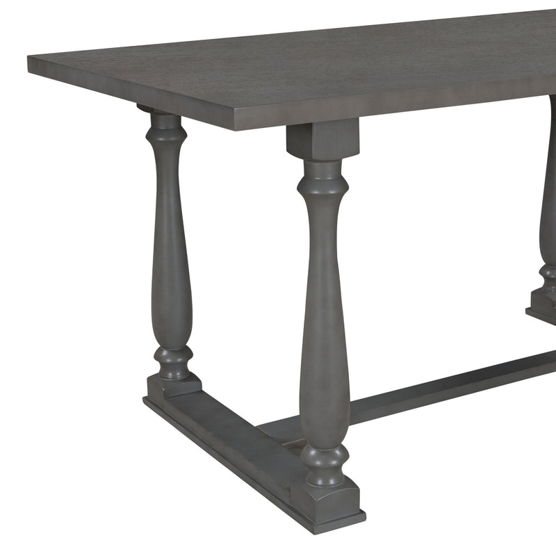 6 Piece Dining Set Retro Style