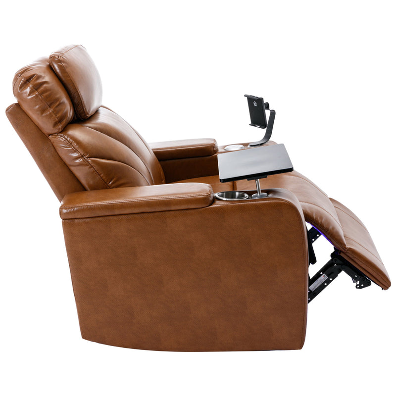 Power Motion Recliner Electric Power Recliner With USB Charging Port, Hidden Arm Storage, Convenient Cup Holder And tooth Speaker