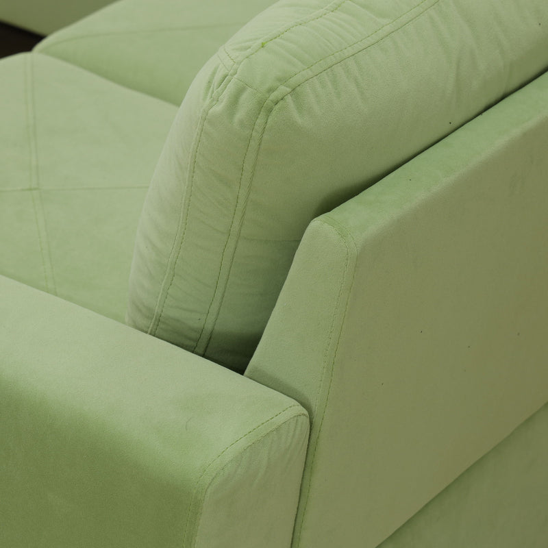 Modular L - Shaped Sectional Sofa 6 Seater 4 Piece Couch With Chaise