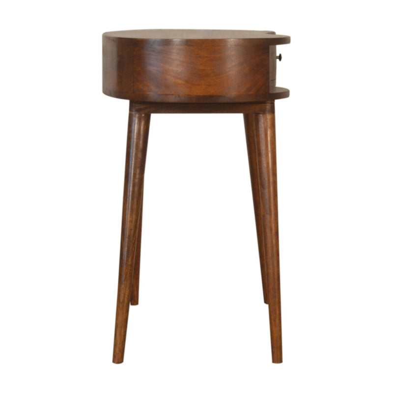 Rounded Writing Desk - Chestnut