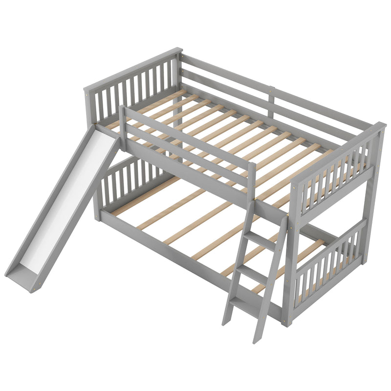 Bunk Bed & Convertible Slide And Ladder