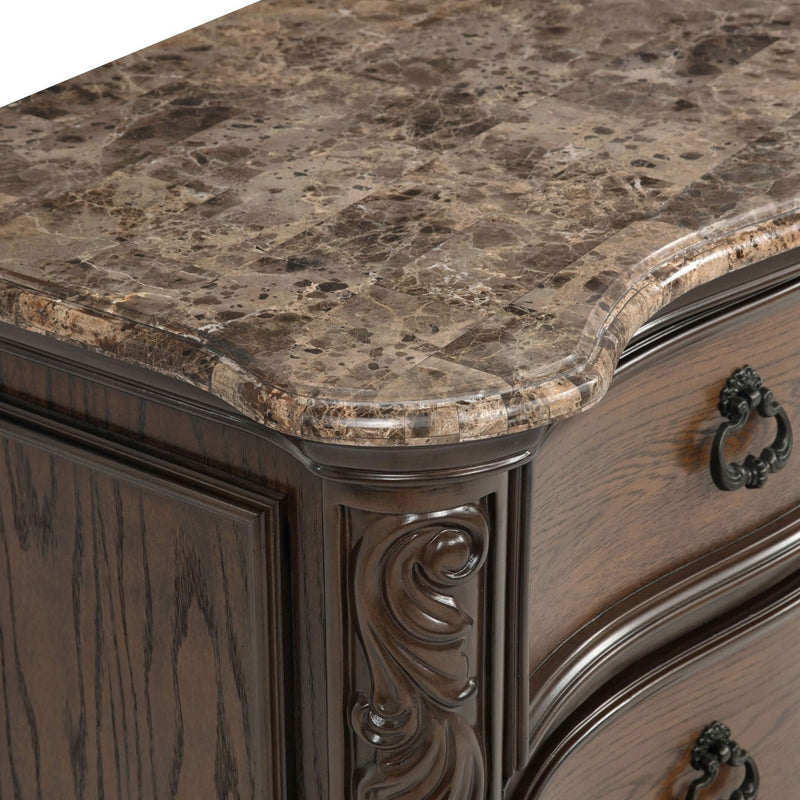 9 Drawers Dresser - Brown / Coffee