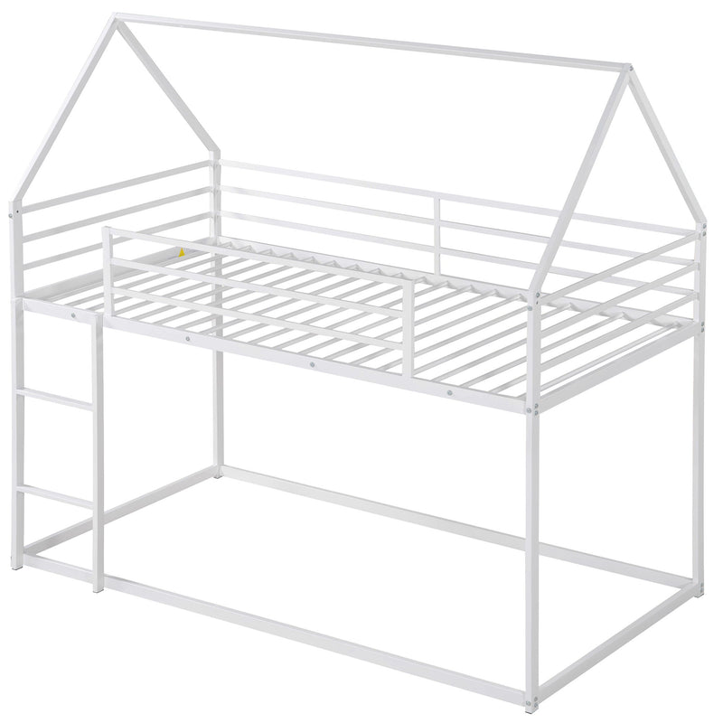 House Bunk Bed With Built In Ladder