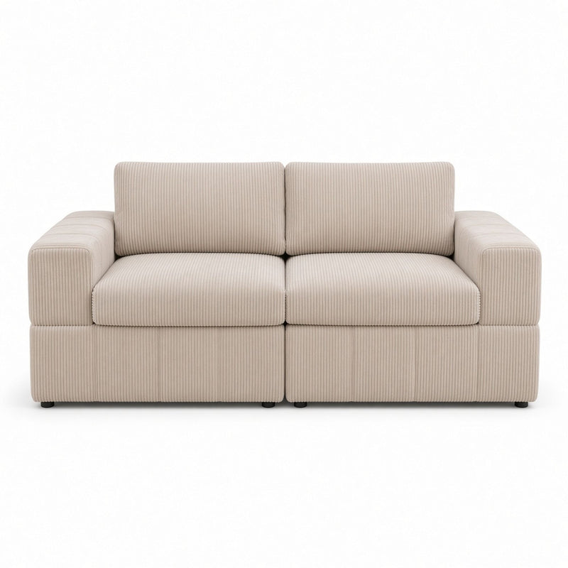 Oversized Modular Loveseat Set