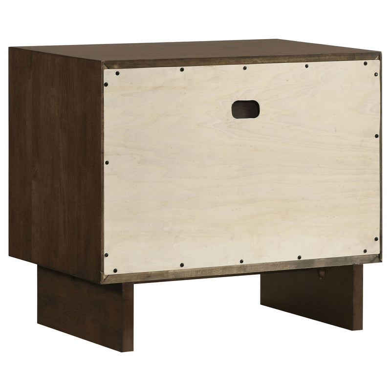 Hemlock - 2 Drawer Nightstand Bedside Table - Brown