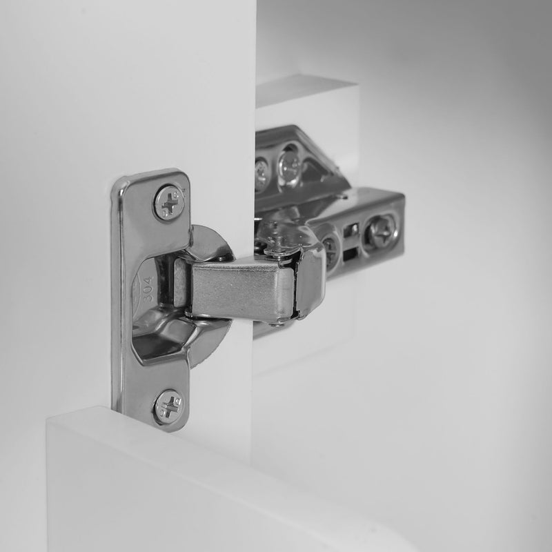 Bathroom Vanity With Integrated Undermount Ceramic Sink, 2 Doors And 1 Drawer, Soft Close Hinges