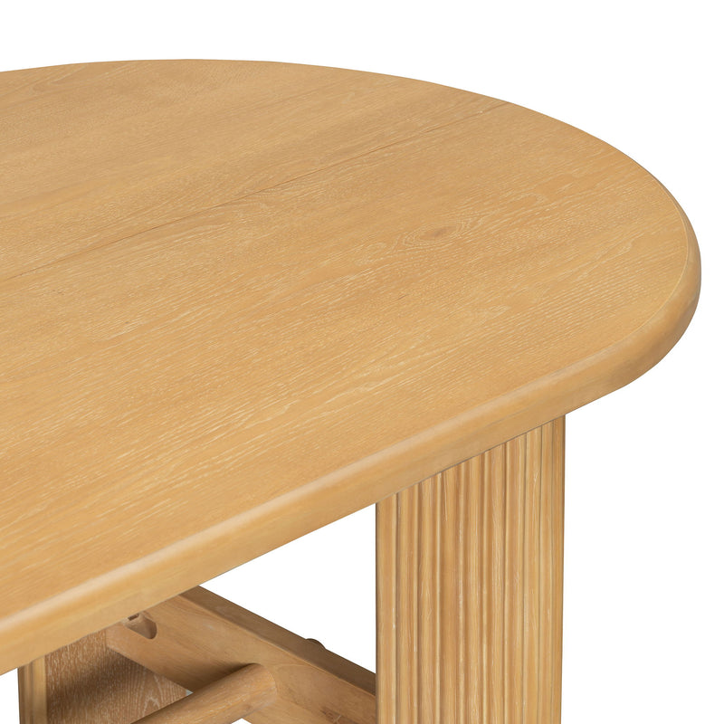 Oval Dining Table Set For 6 With 6 Upholstered Chairs