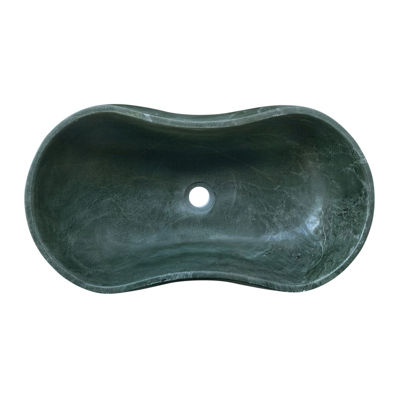 Bathroom Vessel Sink With Wavy Design