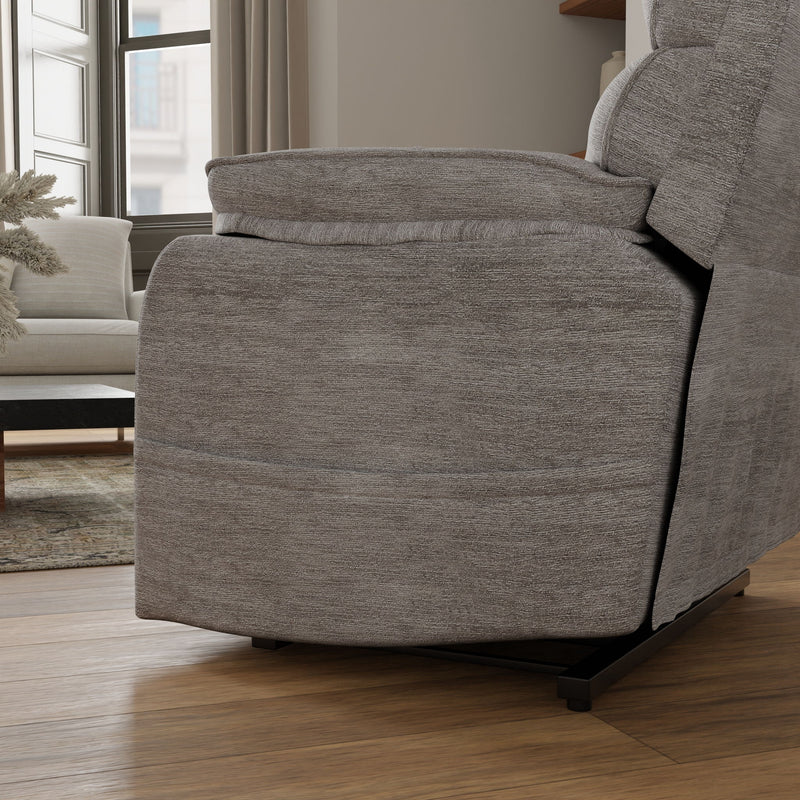 Lucie - Fabric Power Lift Chair - Gray