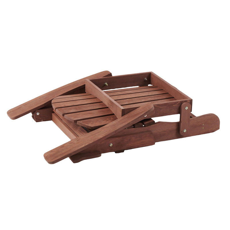 Oversize Outdoor Folding Adirondack Chair, Patio Chair For Garden