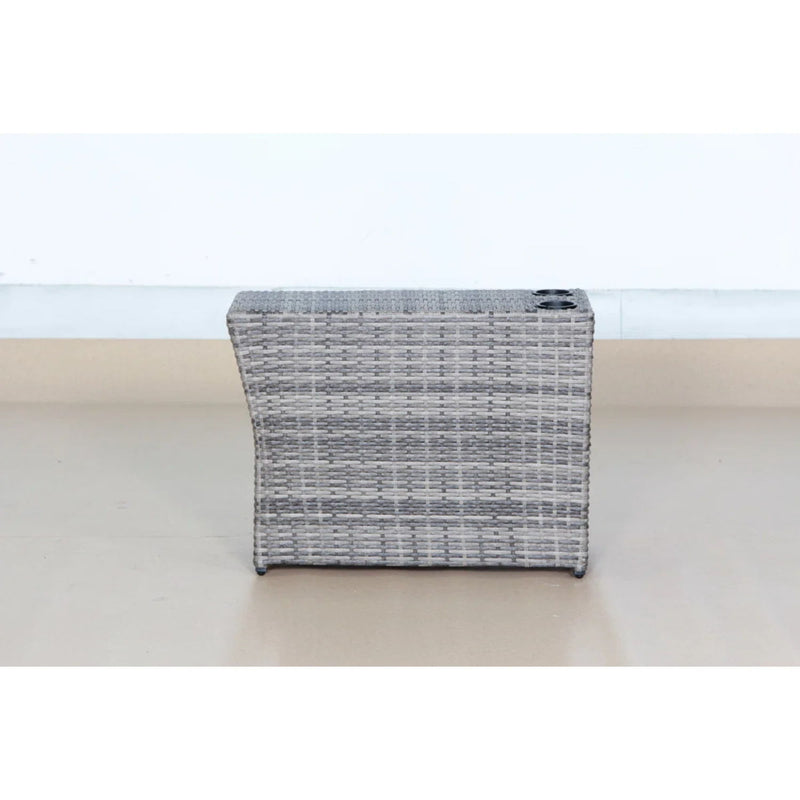 Shick Outdoor Side Table - Gray Mix