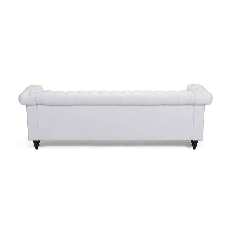 Chesterfield Style 3 Seater Sofa With Deep Button Tufting