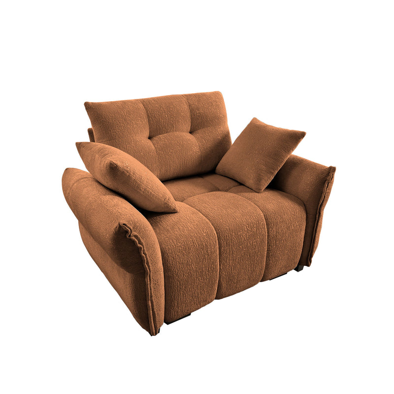 Modern Ergonomic Single Seater Sofa With High Resilience Cushions