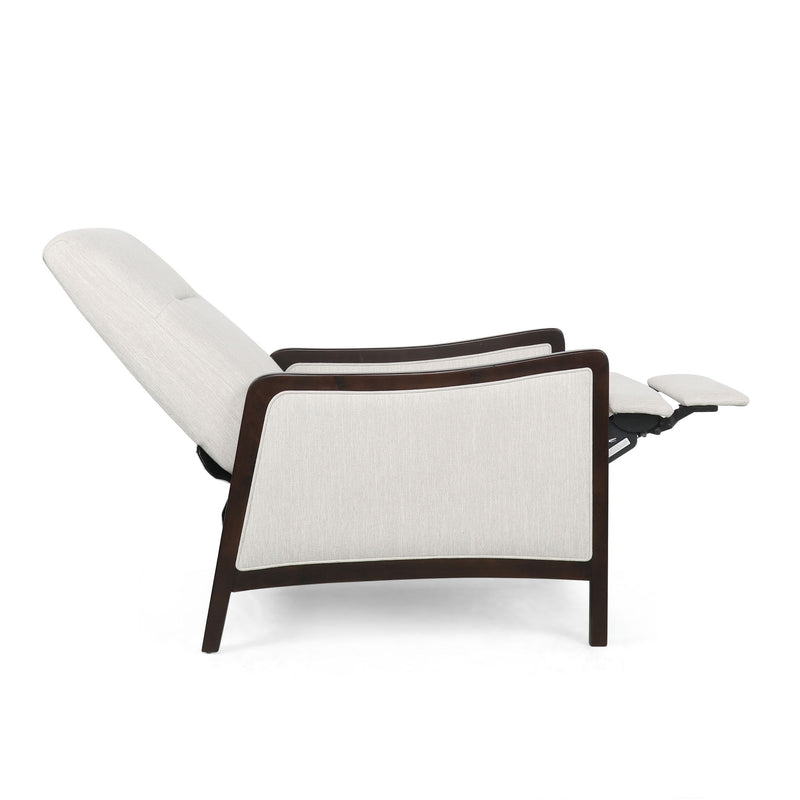 Drury - Contemporary Fabric Upholstered Pushback Recliner