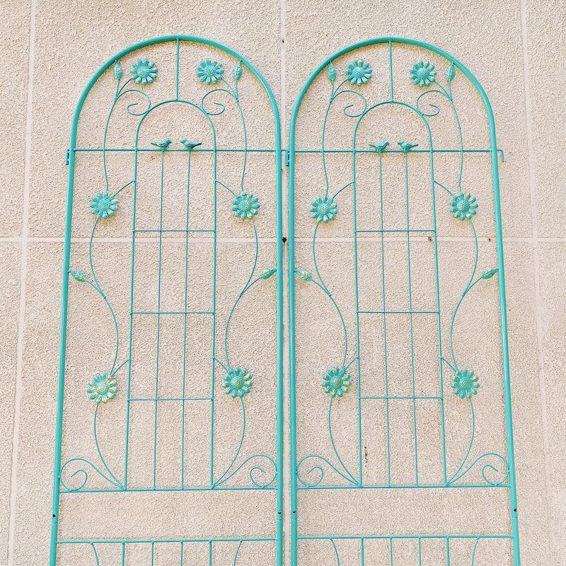Metal Garden Trellis Rustproof Trellis For Climbing Plant Outdoor Flower Support