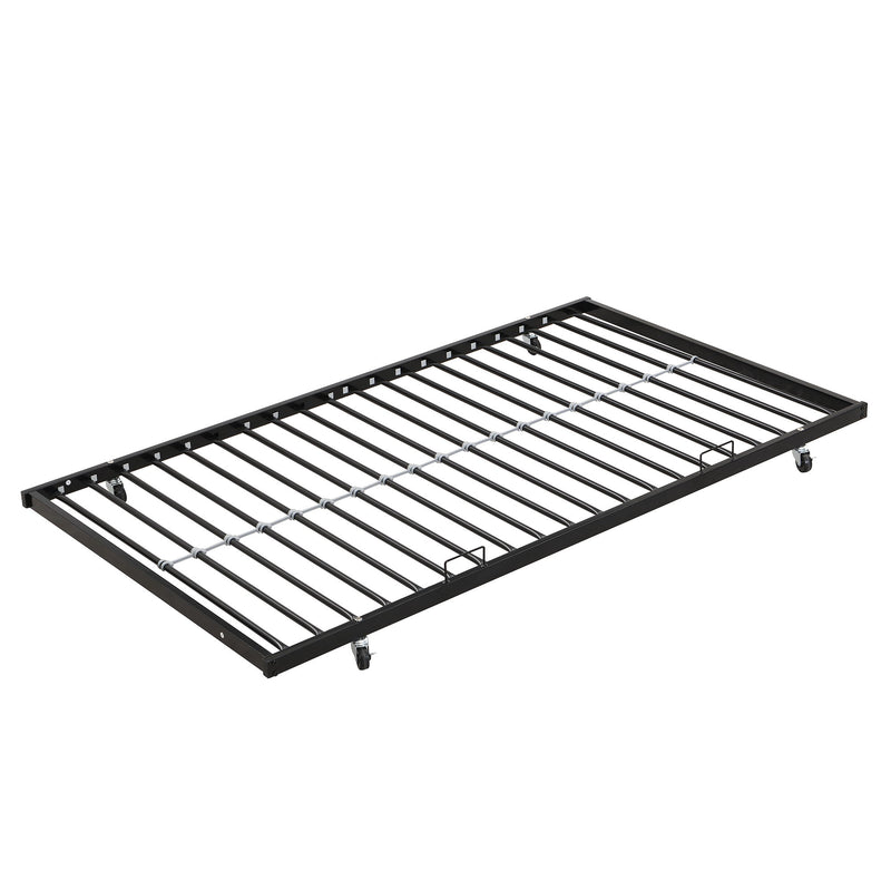 Modern Metal Bunk Bed With Dual Side Ladder And Metal Desig
