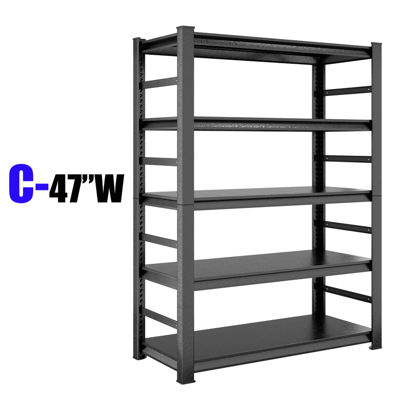5 Tier Heavy Duty Shelving Unit Adjustable Shelving