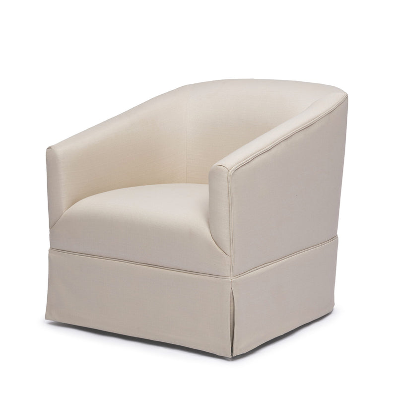 Earl - Skirted Swivel Chair